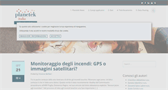 Desktop Screenshot of blog.planetek.it