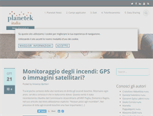 Tablet Screenshot of blog.planetek.it